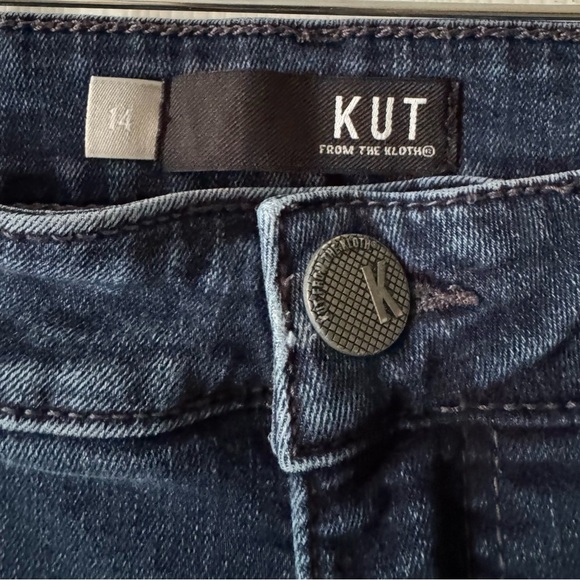 Kut From The Kloth Womens Diana Slim Skinny Jeans Blue Stretch Dark Wash 14 - Picture 6 of 8
